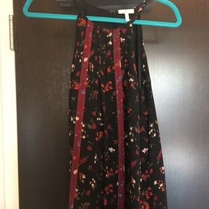 Joie multi-pattern silk tank top blouse